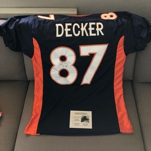 Eric Decker Signed Broncos Jersey